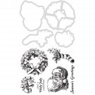 Kaiser Craft Decorative Dies And Stamp Set Seasons Greetings