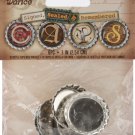 Darice Magnetic Bottle Caps 1 Inch Chrome