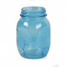 Darice Glass Mason Jar Blue 16 Ounces 3.15 X 3.15 X 5.51 Inches