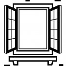 Darice Embossing Folder Window Shutter 4.25 x 5.75 inches