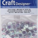 Darice Cupped Sequins Crystal Iridescent 8mmÂ 