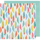 American Craft Oh Happy Life Collection 12 X 12 Double Sided Paper A Great Day