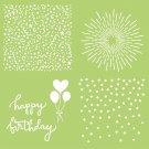 Kaiser Craft 12 X  12 Inches Stencils Celebrate