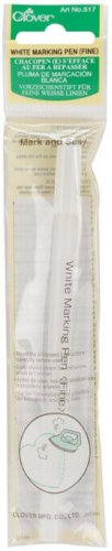Clover Water-Soluble Marking Pen Fine-White