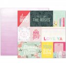 American Craft Pk Paislee Take Me Away Collection 12 X 12 Double Sided Paper 01