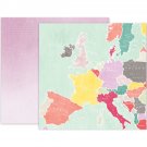 American Craft Pk Paislee Take Me Away Collection 12 X 12 Double Sided Paper 15