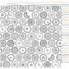 American Craft Oh Happy Life Collection 12X12 Double Sided Paper Midnight Snack