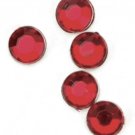 Darice 5mm Round Rhinestones Ruby Red