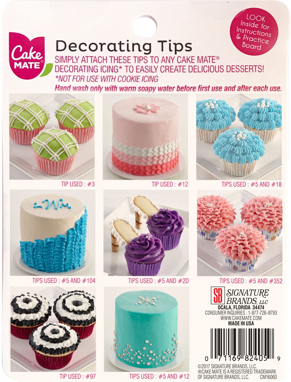 Cake Mate(R) Decorating Tips 8/Pkg-