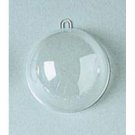 Darice Plastic Ball Ornament 80mm Clear