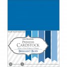 Darice Core'dinations Smooth Cardstock 8.5 X11 Inches Brilliant Blue Assortment