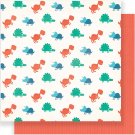 American Craft   Cool Kid Collection 12X12 Double Sided Paper Wild One