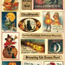 Heartwarming Vintage Cuts 7"X12" Sheet Halloween Time