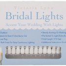 Darice Victoria Lynn Bridal Light Set 50 Clear Bulbs White Cord 17 feet
