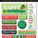 Me  My Big Ideas Soft Spoken Stickers Happy Holidays Ss1468