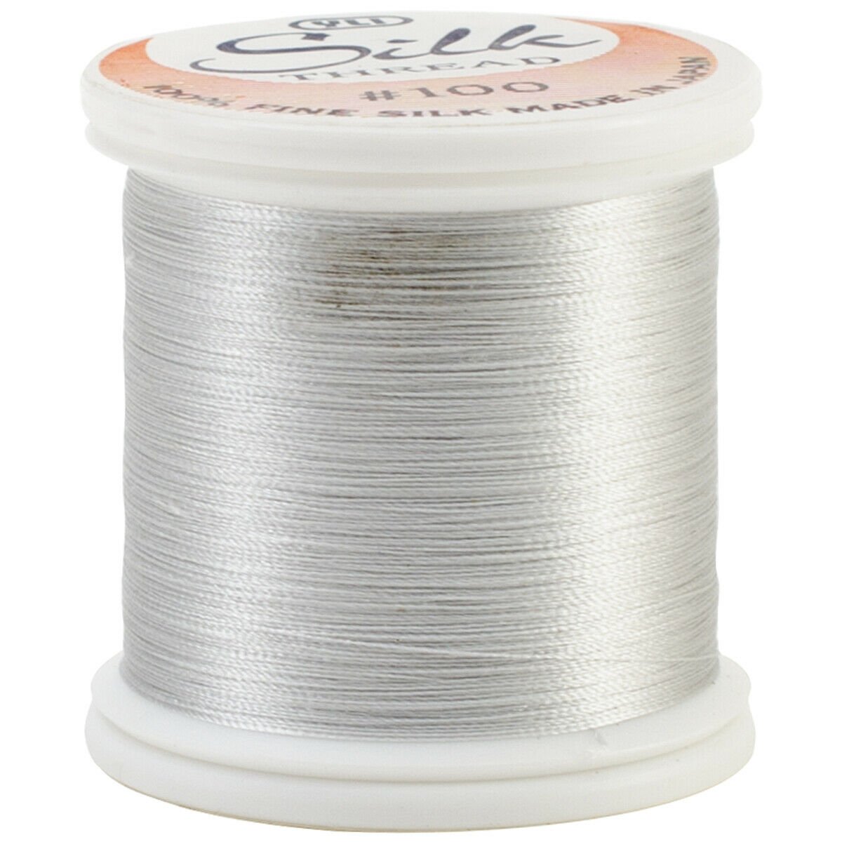 YLI Silk Thread 100wt 200m-Light Silver