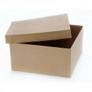 Darice Paper Mache Box Square 9 X 9 X 4 Inches