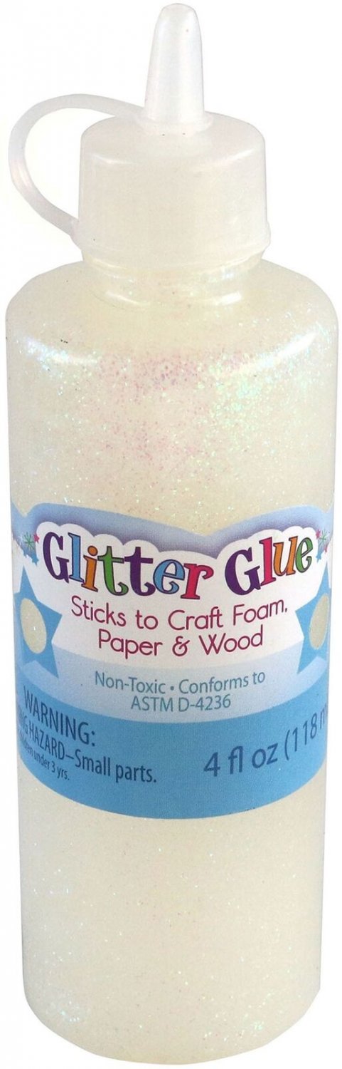 Advantus Glitter Glue 4oz-Opal