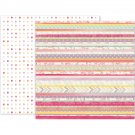 American Craft Pk Paislee Take Me Away Collection 12 X 12 Double Sided Paper 19