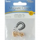 Darice Magnetic Clasps 5 mm X 11 mm Gold