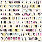 American Craft We R Memory Keepers Urban Chic Collection Thickers Alphabet