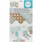 American Crafts We R Memory Keepers 3 X 5 Paper Pad Kraft With Mint Foil