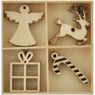 kaiser Craft Lucky Dip Collection Christmas Flourish Pack  Mixed Christmas