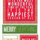 me  my BIG ideas Soft Spoken Themed Embellishments Merry Everything
