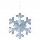 Darice Christmas Decor Snowflake Christmas Decorations Tin Silver 6.5 x 7.375in