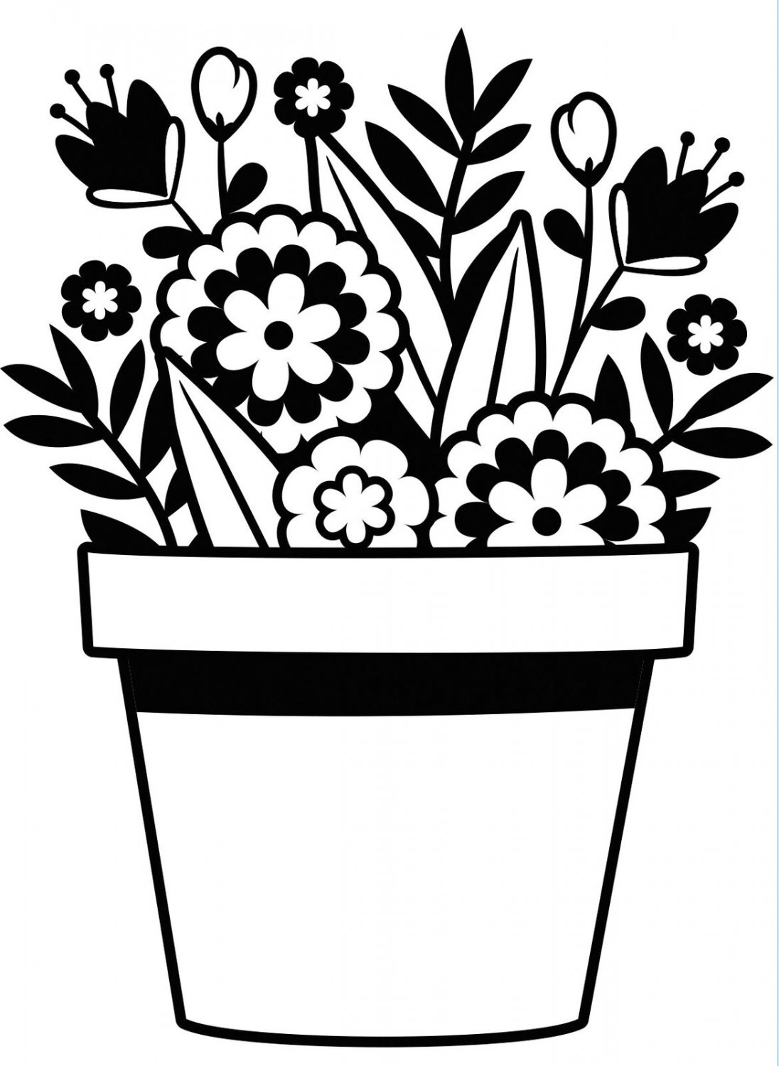 Darice Flowers in Pot Embossing Folder
