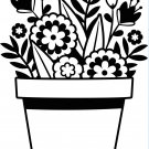 Darice Flowers in Pot Embossing Folder