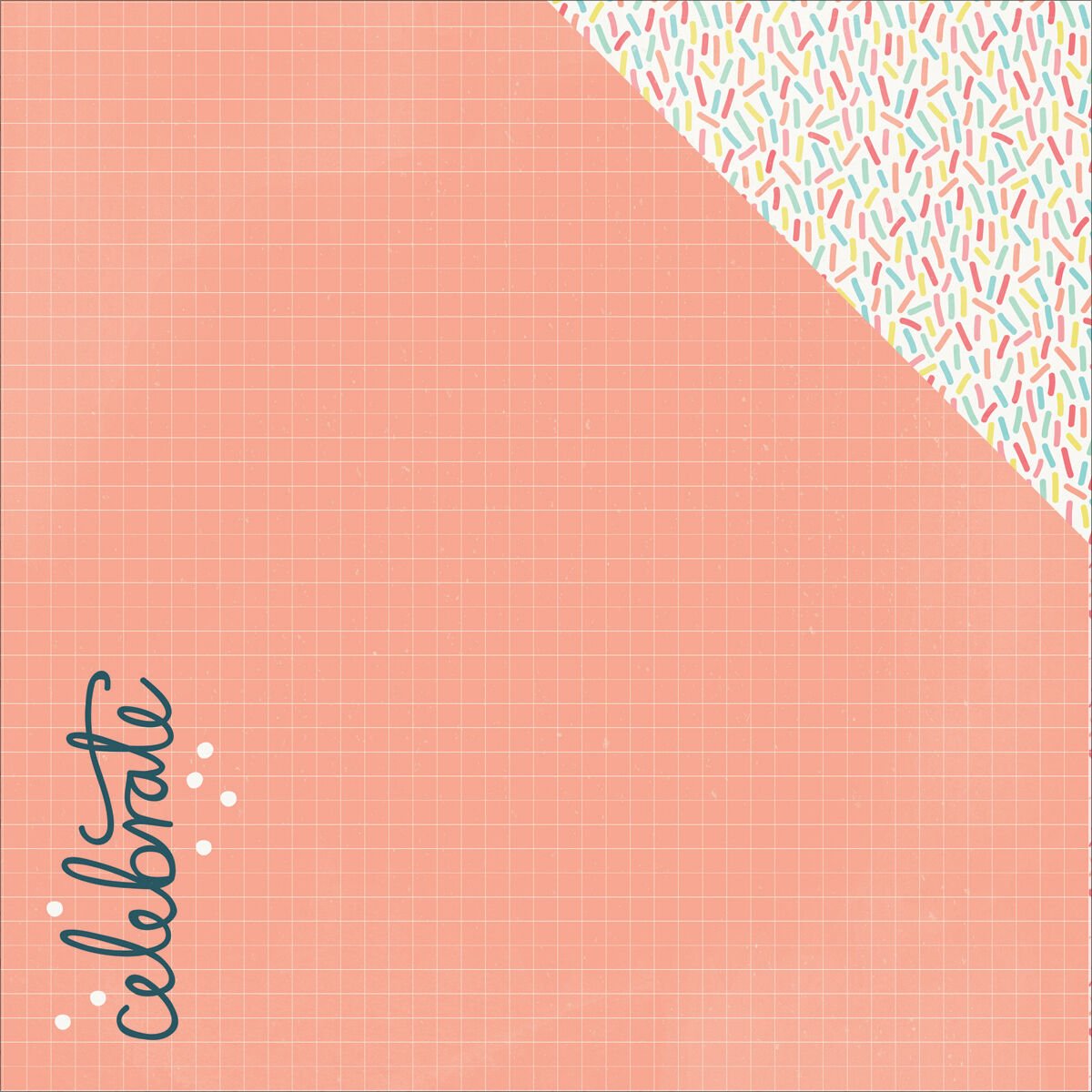 Kaisercraft Party Time Double-Sided Cardstock 12"X12" - Fairy Bread
