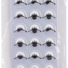 Darice Sticky Back Eyes Black with Lashes 10 mm