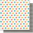 American Craft Crate Paper Cool Kid Collection 12 X 12 Double Sided Paper Buddy