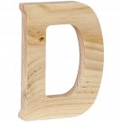 Walnut Hollow Wood Letter, 5 by 0.63-Inch, D