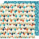 American Craft Go Now Go Collection 12 X 12 Double Sided Paper Hike