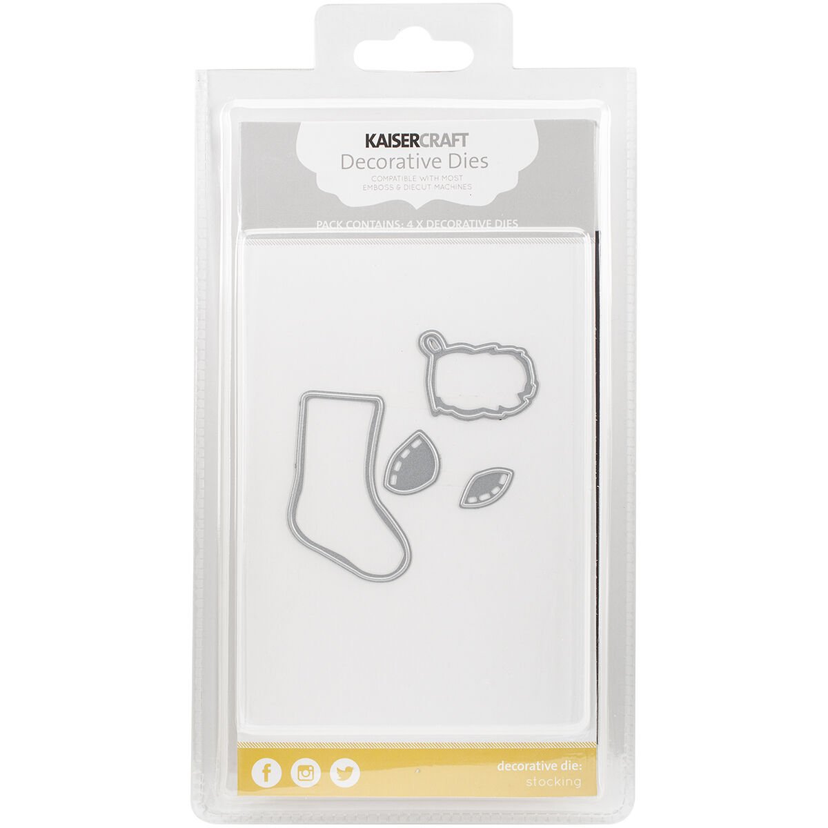 Kaiser Craft Decorative Dies Stocking