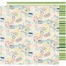 American Craft Go Now Go Collection 12 X 12 Double Sided Paper Journey