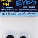 Darice Paste On Wiggle Eyes 25mm Black