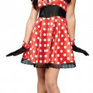 Fun World Women's Retro Miss Mouse, Small/Medium Size (2-8)