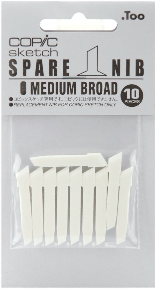 Copic Sketch Marker Medium Broad Nibs 10 Pack