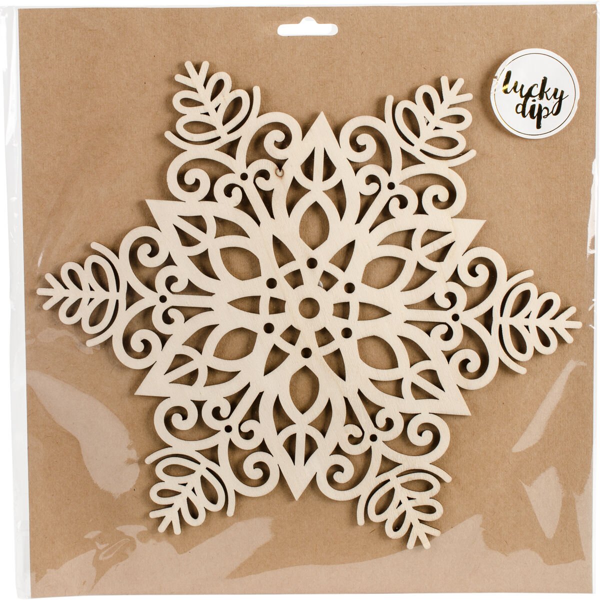 Kaiser Craft Lucky Dip Decor Flourish Snowflake