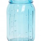 Darice Colored Glass Mason Jars Translucent Blue 3.5 x 6.5 inches
