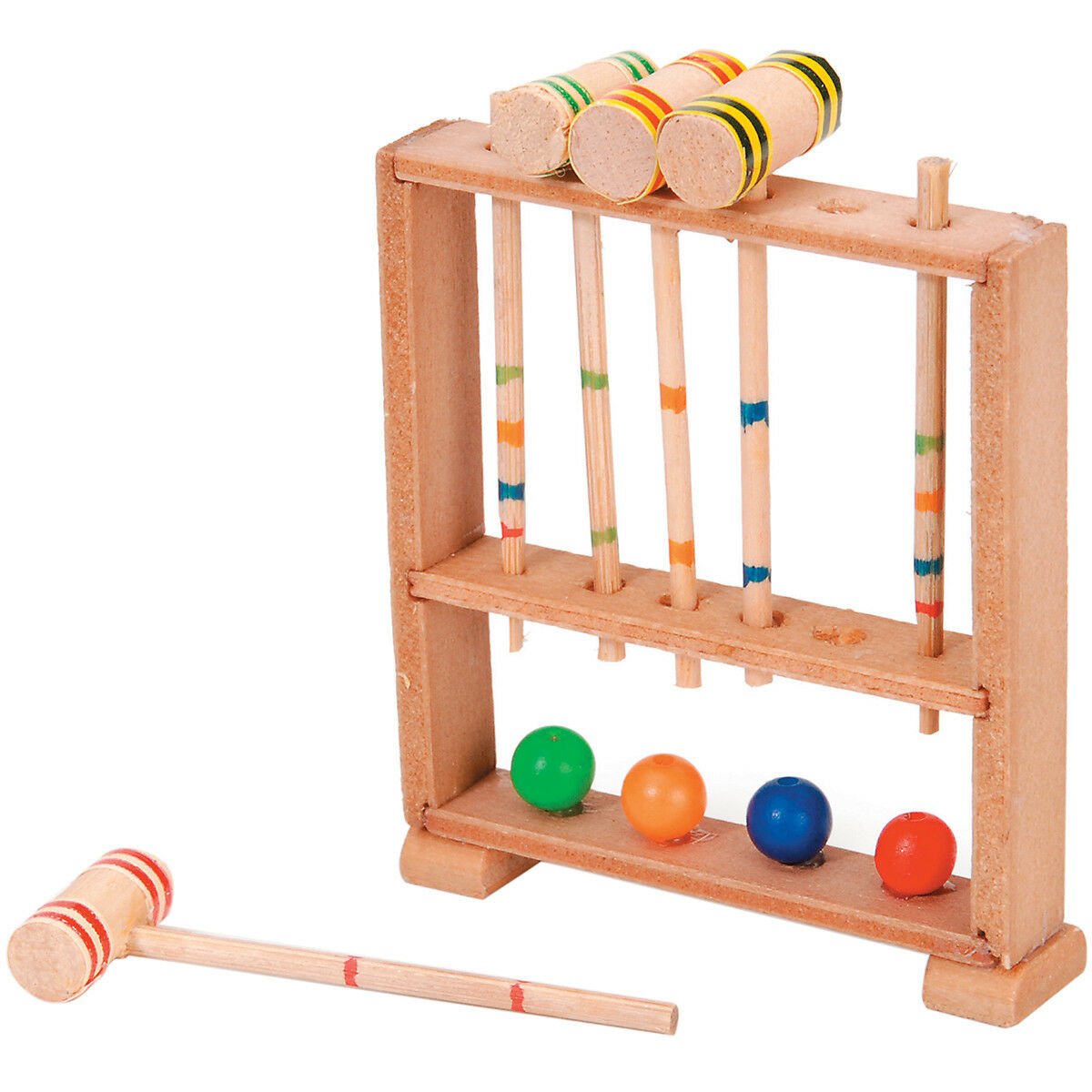 Darice Timeless Miniatures Croquet Set