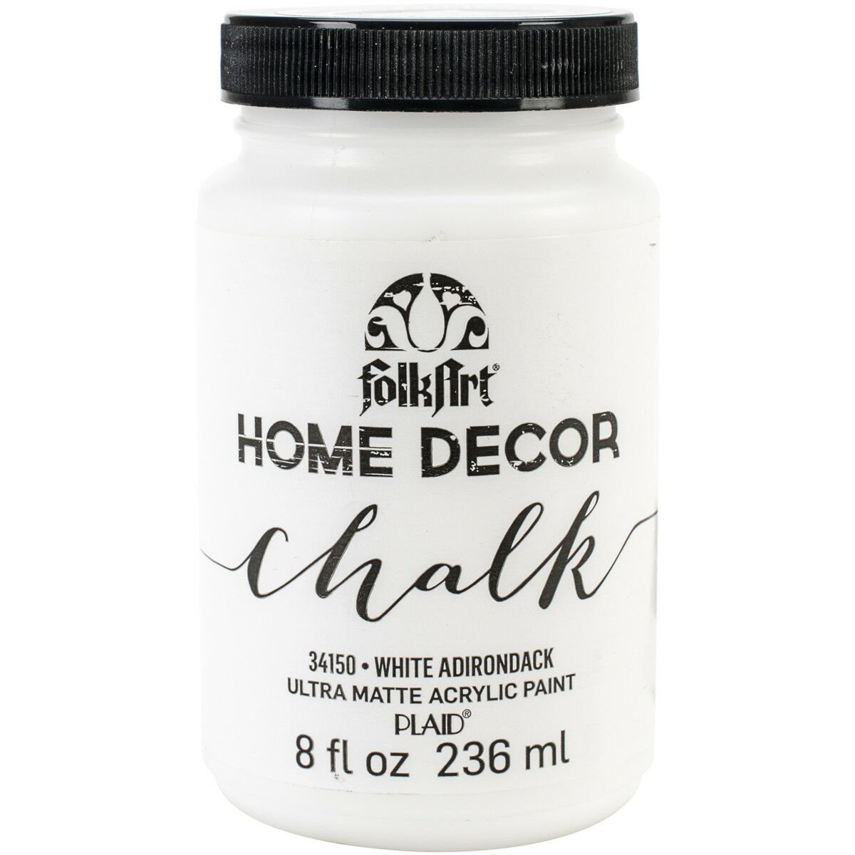 FolkArt Home Decor Chalk - White Adirondack, 8 oz.