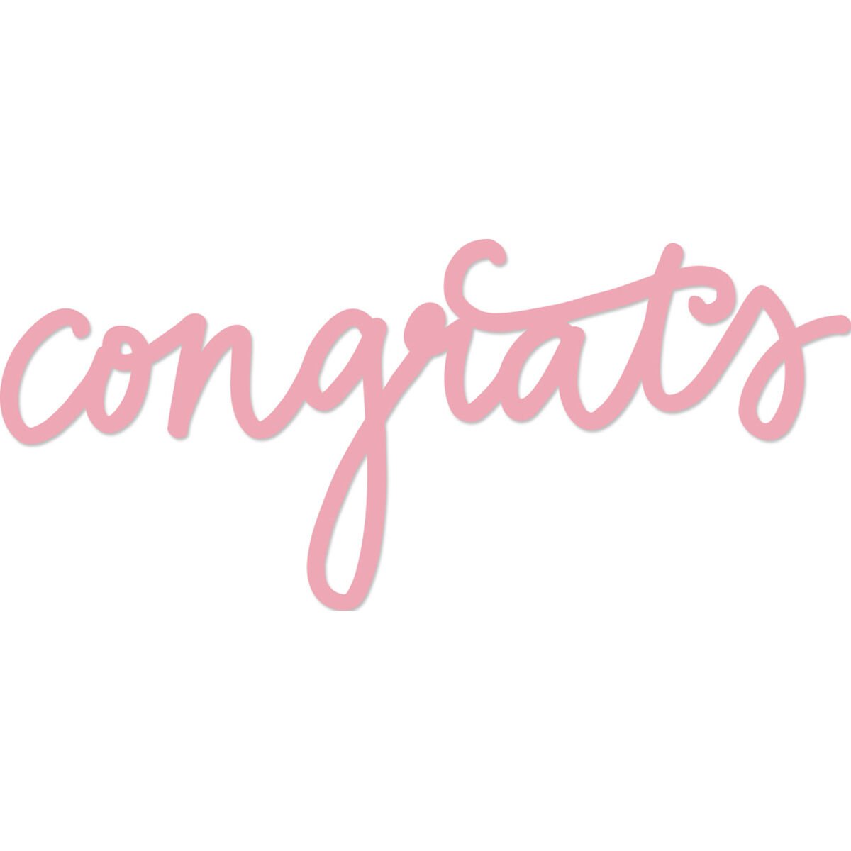 Kaiser Craft Decorative Dies Words Congrats
