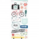 American Craft Saturday Collection Cardstock Stickers Accents And Phrases