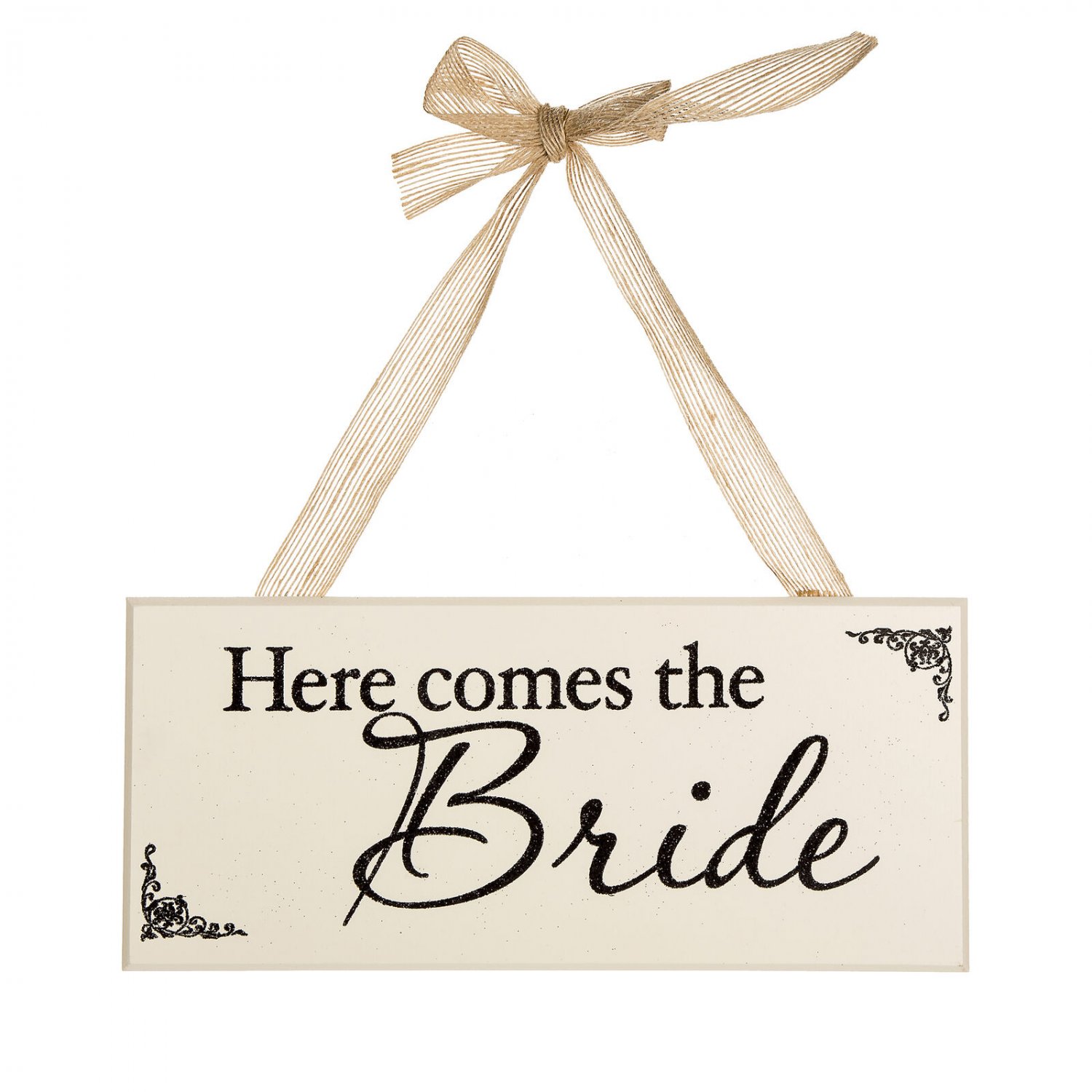 Darice Here Comes The Bride Wall Decor Sign