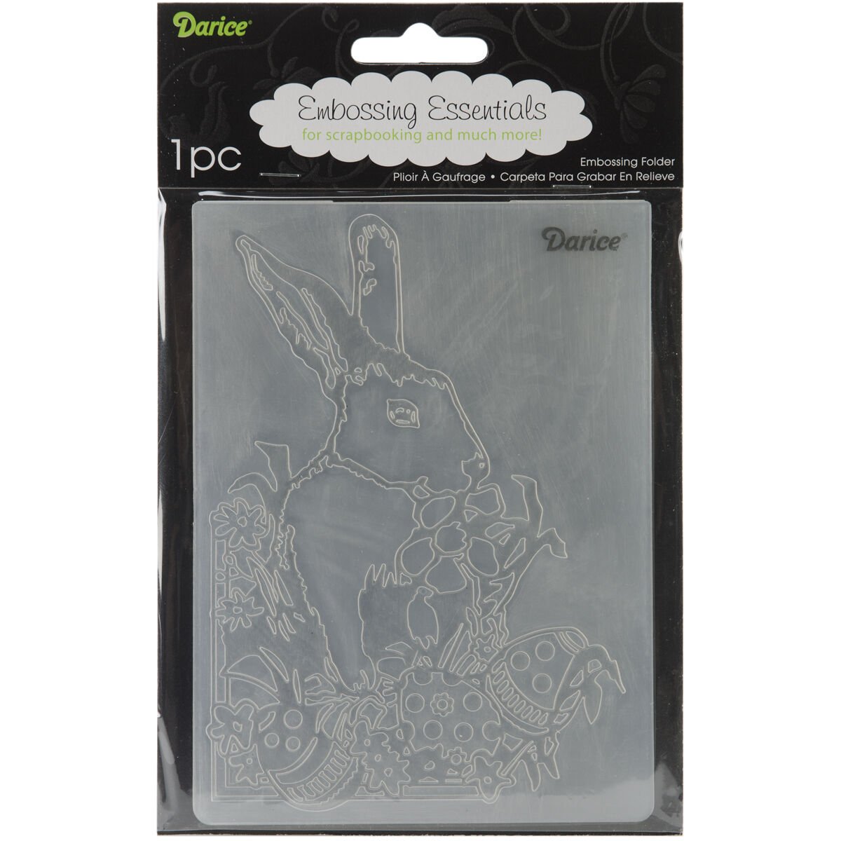 Darice Embossing Folder Easter Bunny 4.25 X 5.75 Inches