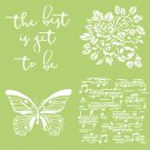 Kaiser Craft 12 X  12 Inches Stencils Butterfly